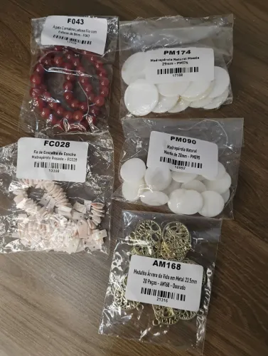 MATERIAIS DE PRIMEIRA LINHA PARA CONFECÇÃO DE VARIAS SEMI JÓIAS + BRINDE IMPERDÍVEL