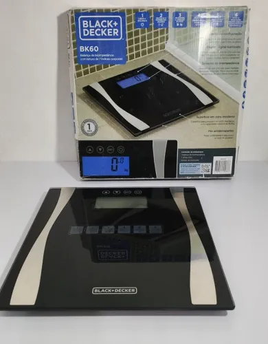 BALANÇA BIOIMPEDÂNCIA BLACK DECKER BK60