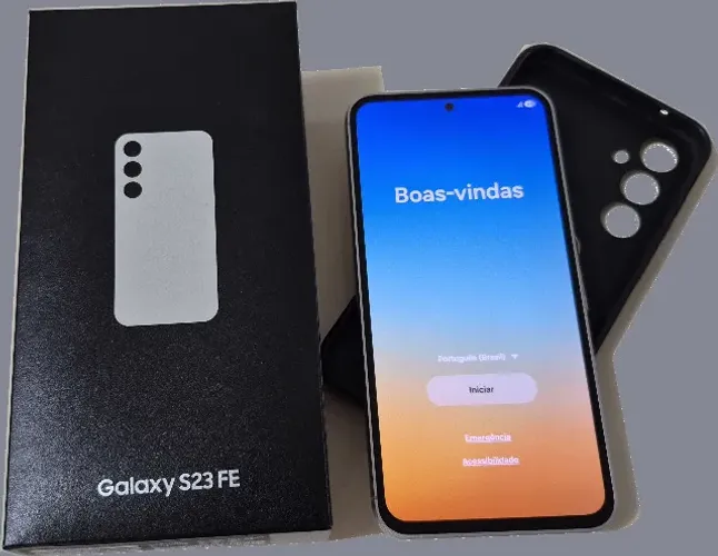 Samsung Galaxy S23FE 256GB - Praticamente novo - Com NF