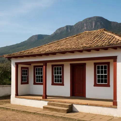 Casa 02 quartos com vista para serra Facilito pagamento