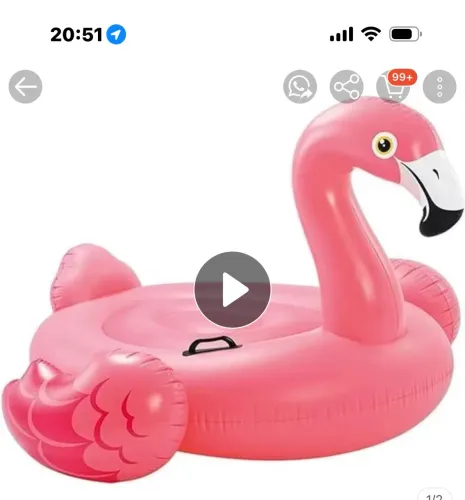 Bote flamingo 1.42x1.37x0,97