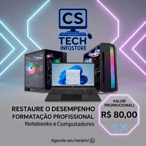 Formatação de Computador e Notebook + Pacote Office - Assistência Informática Ponta Grossa