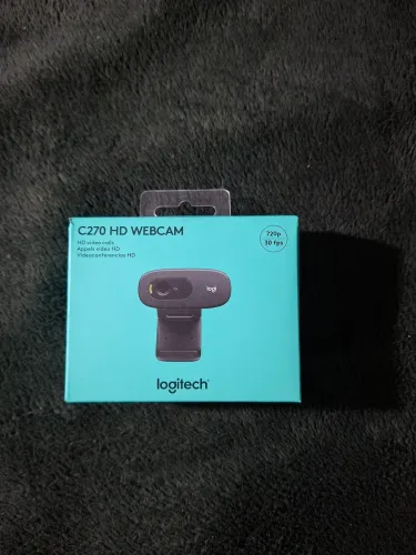 Webcam Logitech C270 HD 720p (Lacrada na Caixa)