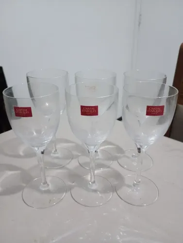 Conj. novo taças cristal D'Arques Paris