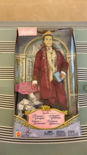 Boneco Ken Rei Dominick Barbie A Princesa E A Plebeia Mattel 