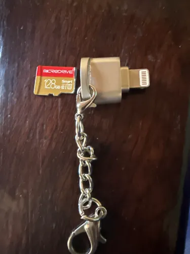 Adaptador Lightning Leitor Cartão De Memória Sd Para iPhone Lighting Para Micro Sd