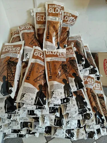lote de 92 luvas de alta tensão Sofamel novas oportunidade!
