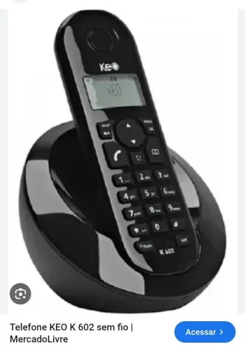 Base de telefone fixo k 602 DUO