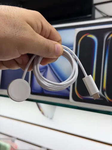 Cabo para apple watch original RECARGA RÁPIDA usb-c LOJA FÍSICA ( retirado sem uso )