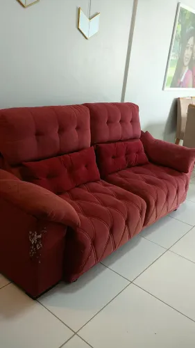 Sofá Retrátil Reclinável grande