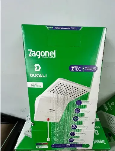 DUCHA ZAGONEL DUCALI ELETRÔNICA WHITE  7500W 220V 