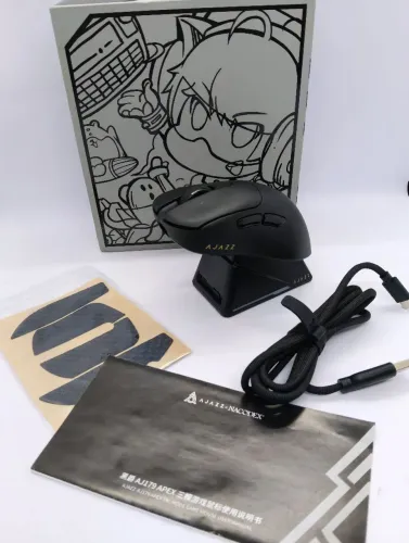 Mouse Gamer Ajazz AJ179 Apex PAW3950 Premium Ultra Leve - Novo