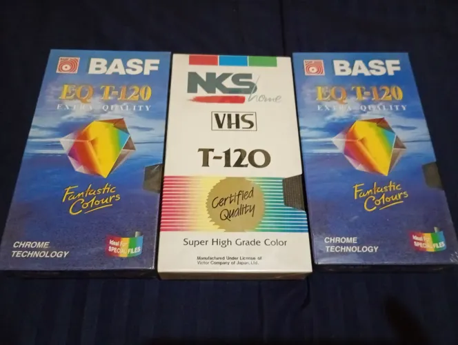 Basf Nks Fita VHS 120 minutos lacradas Raridade