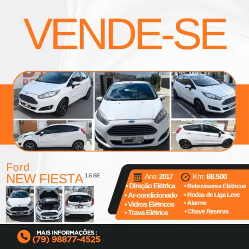 Ford Fiesta SE 1.6 16V Flex 5P 2017