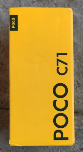 Xiaomi POCO C71 Black 64GB / 3GB RAM - Novo na Caixa