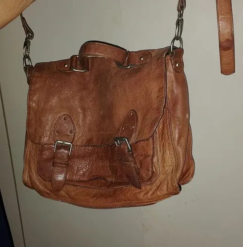 Bolsa de couro legítimo 