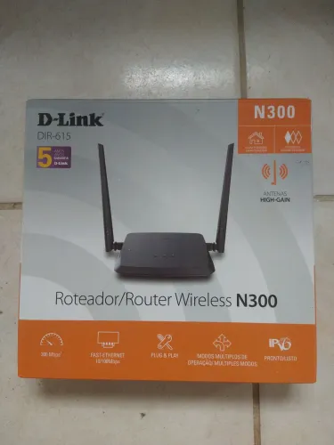 Roteador Wi-fi Dlink N300 DIR 615