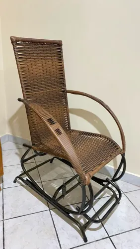 Cadeiras de balanço seminova R$200 cada uma