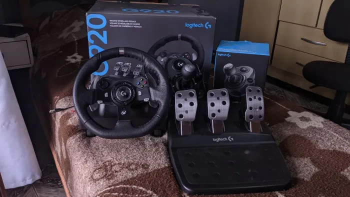 Logitech G920 + H shifter (Ainda na garantia!)