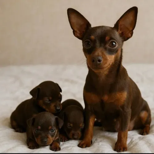 Pinscher Tm 0 -Filhotes com pedigree certificado 
