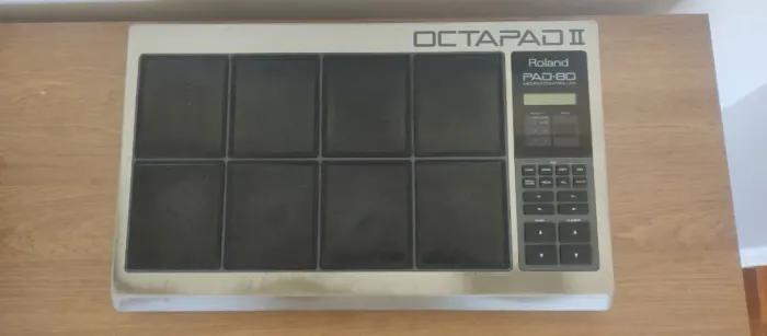 Roland PAD80 Octapad II Raridade 1989 Midi Control de Bateria