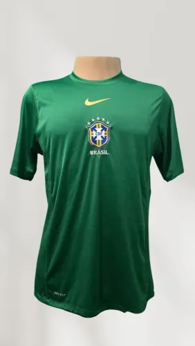 Camisa Brasil Nike seleção brasileira treino 2010 verde