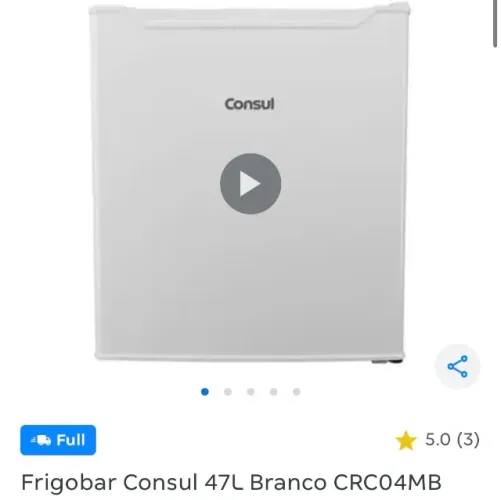 Frigobar Consul 47L Branco CRC04MB