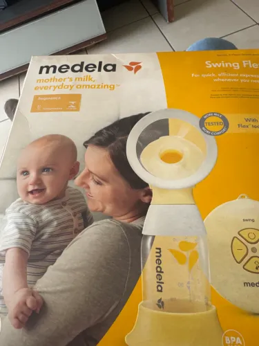 Extrator elétrico de leite medela simples swing flex
