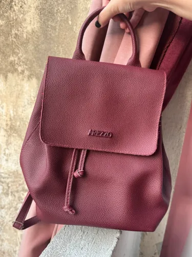 Mochila Arezzo bordô
