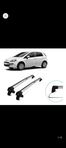Rack teto fiat Punto 2007 até 2012