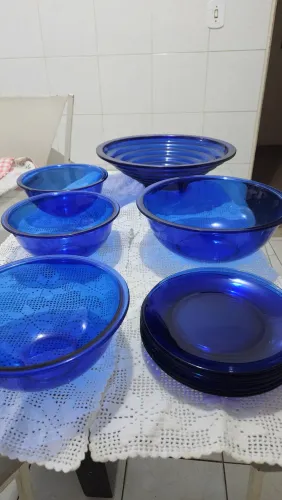 Peças Duralex original Azul cobalto