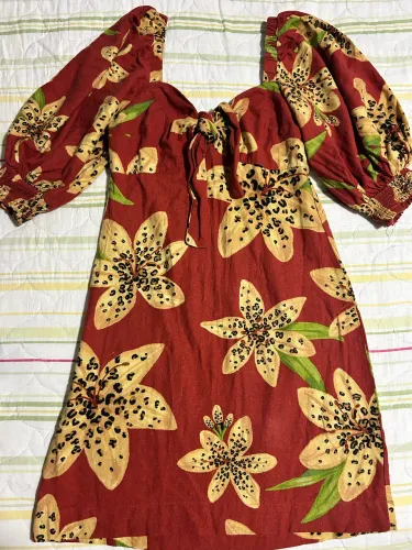Vendo vestido de linho farm
