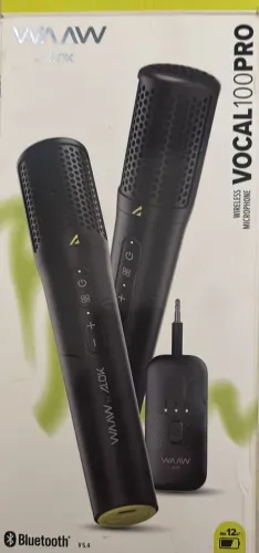 Vendo 2 microfones sem fio novos