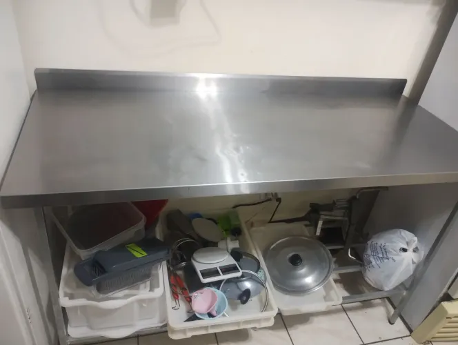 Bancada de inox 