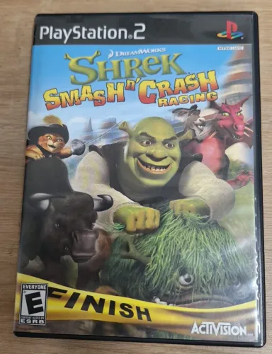 Shrek Smashn Crash Racing Playstation 2 Original (Faço Olx Pay)