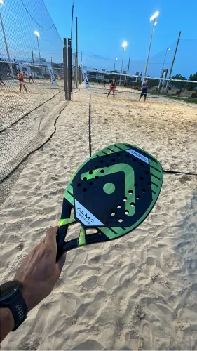 Raquete carbono 12k ultra pro beach tennis