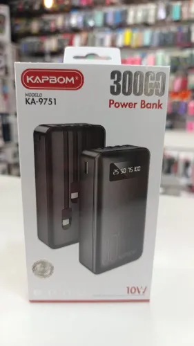 ? CARREGADOR PORTÁTIL POWER BANK 30.000 mAh