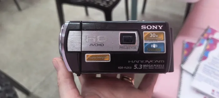 Filmadora Sony handycam HDR-PJ200