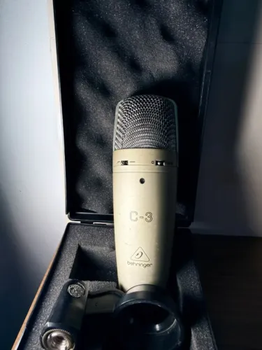 Microfone Behringer C-3 Condensador Cardióide Case + Suporte
