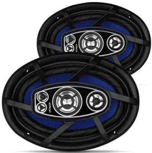 Par De Auto-Falantes 6x9 Polegadas Pentaxiais Orion 2x100w Rms 4 Ohms Novo na Caixa