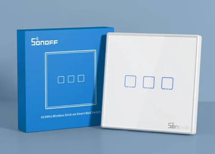 Sonoff 86 433mhz rf controle remoto 3 Canais Arduino Automação COD-AM397