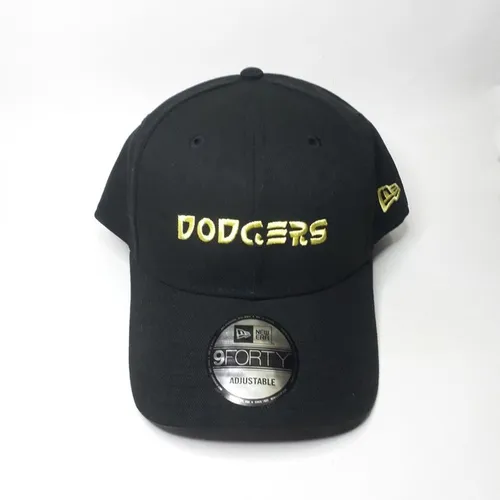 Boné Los angeles Dodgers preto - New era - Snapback - 9forty - Mlb