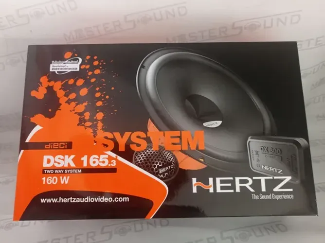 Kit 2 vias. Hertz. DSK 165. 3. Italiano. 6", 169 RMS. Garantia. Novo. Instalado.