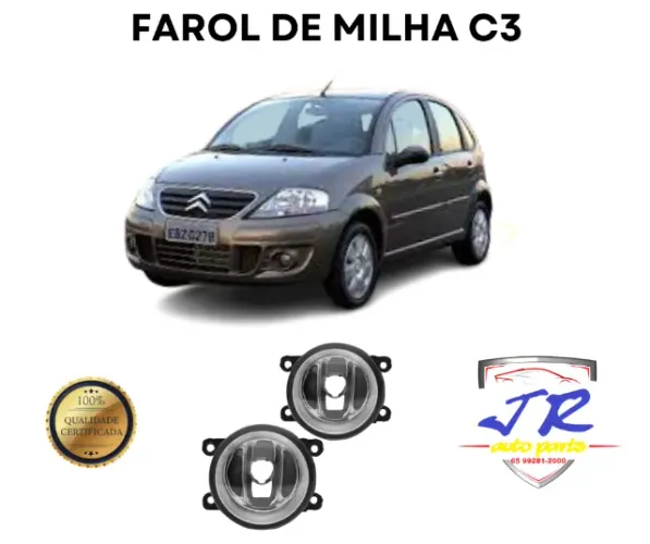 Par Farol Milha Auxiliar C3 2010