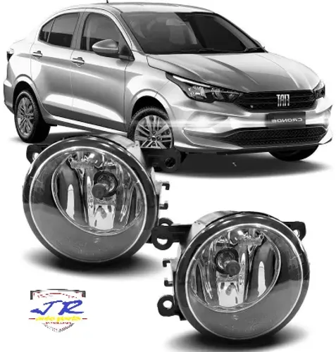 Par Farol De Milha Fiat Cronos 2018 2019 2020 2021 2022 Auxiliar Neblina
