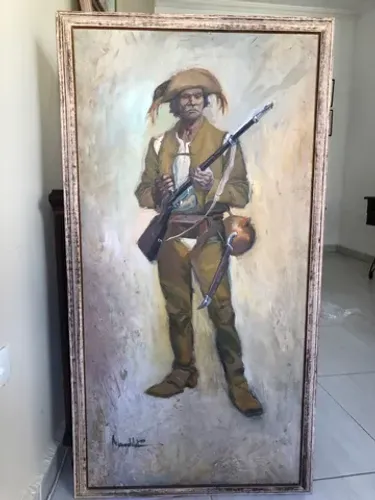 Obra de arte ! Pintura a mão , Quadro cangaceiro,