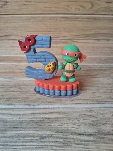 Vela de biscuit Tartaruga Ninja
