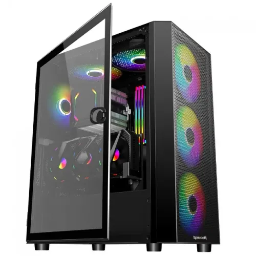 Gabinete Gamer Redragon Skyfire *Sem Fan Led* - ATX, Micro-ATX e Mini-ITX - WZetta
