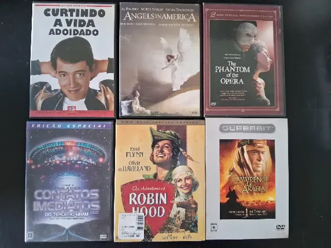 DVD filmes e musicais R$ 20 cada
