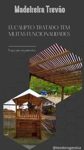 Eucalipto tratado roliço 